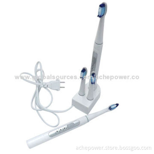Wholesale ultrasonic toothbrush with replaceable heads for teeth whitening, made in China